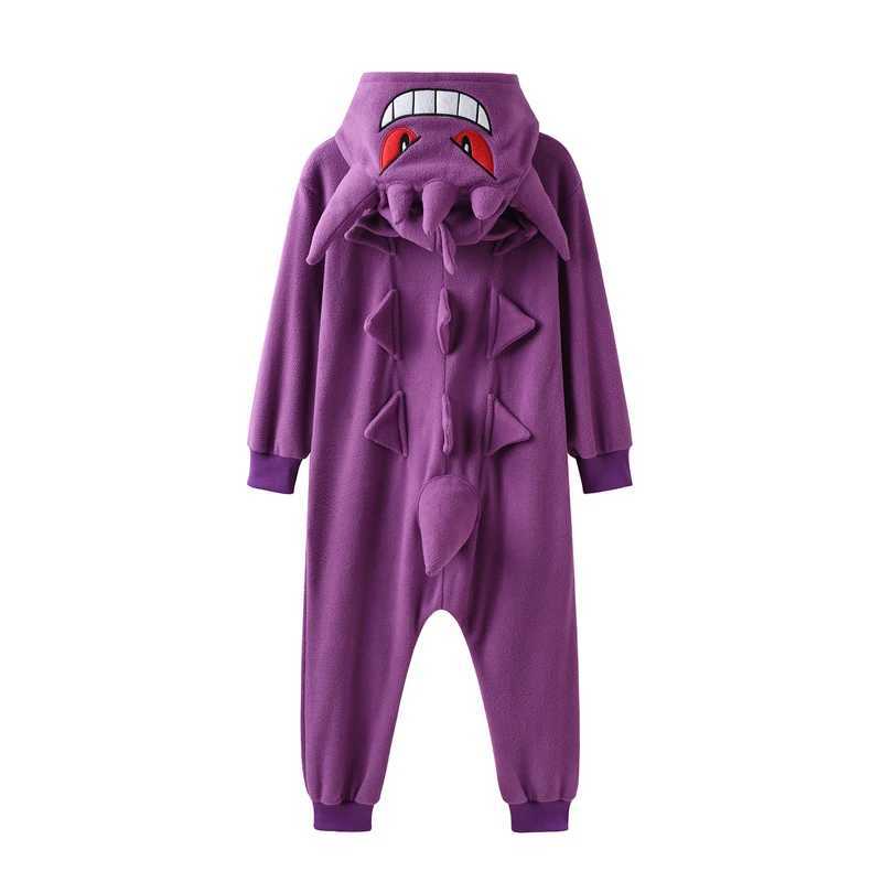 Pajamas Children Charizard Onesie For Kids Gengar Kigurumi Umbreon One-Piece Pajama Eevee Full Body Suit Girl Halloween Cosplay Costume H241205