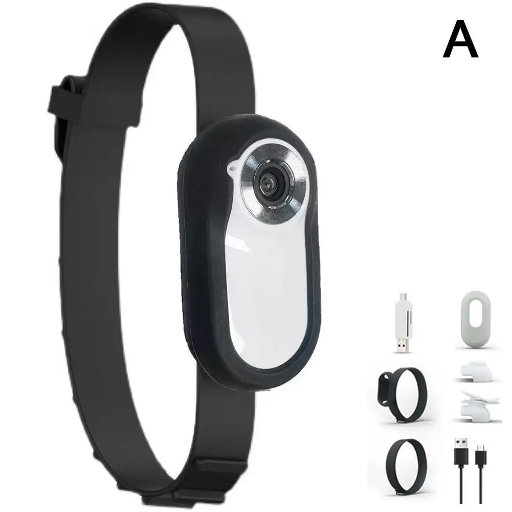 HD 1080P Wireless No WiFi Needed Dog Cat Pet Camera Collar Mini Body Cam Video Records For Cats Dogs Birthday Gift