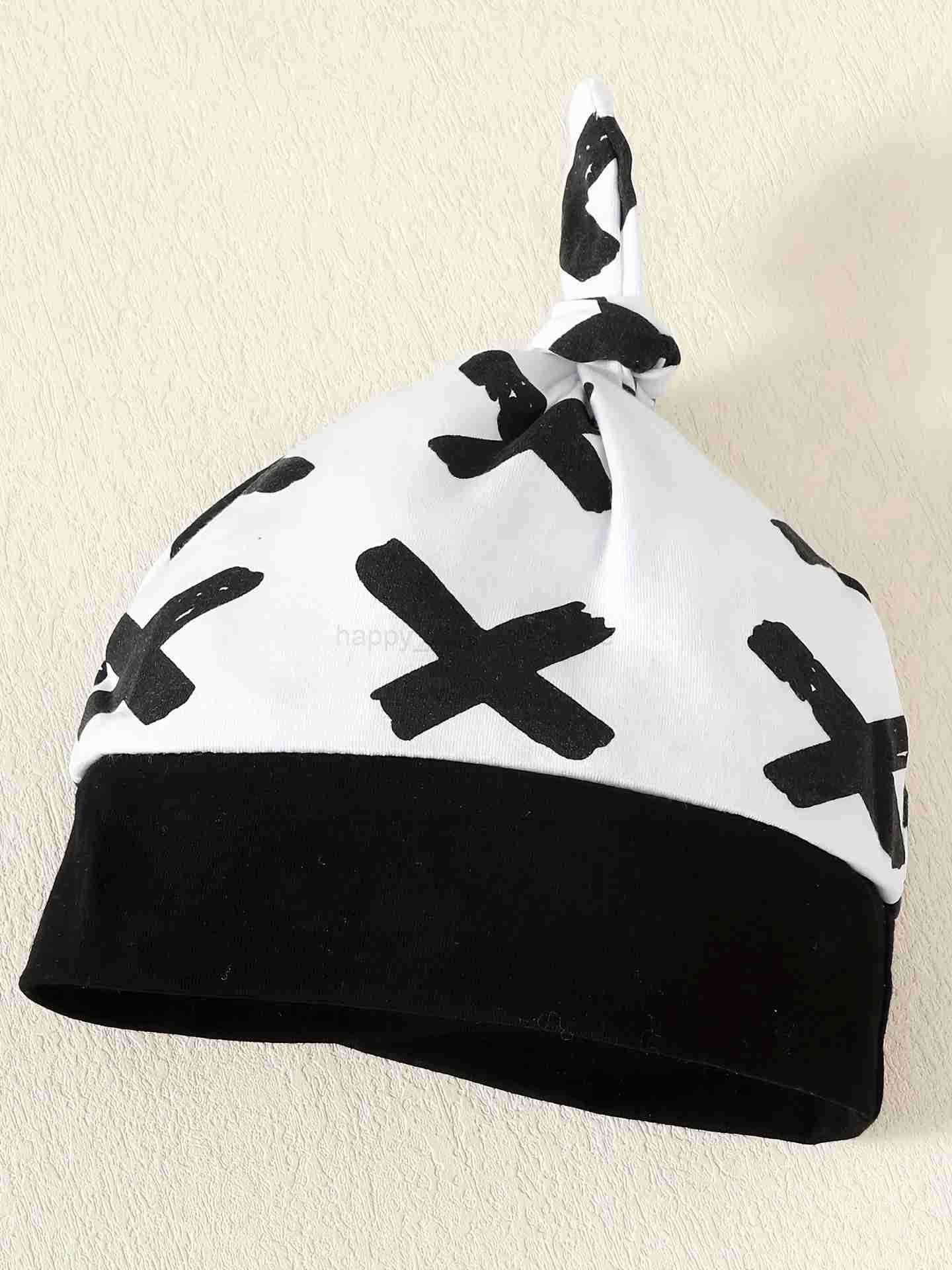 Summer Baby Boys Clothing Set Short Sleeve Letter Print Jumpsuit + Pant + Hat 3pcs Outfit Clothing SetXJ241205