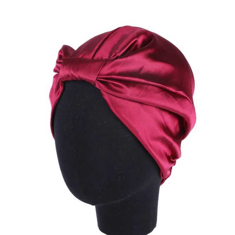 6 Colors Silk Salon Bonnet Women Sleep Shower C Bath Towel Hair Dry Quick Elastic Hair Care Bonnet Head Wr HatXJ241205