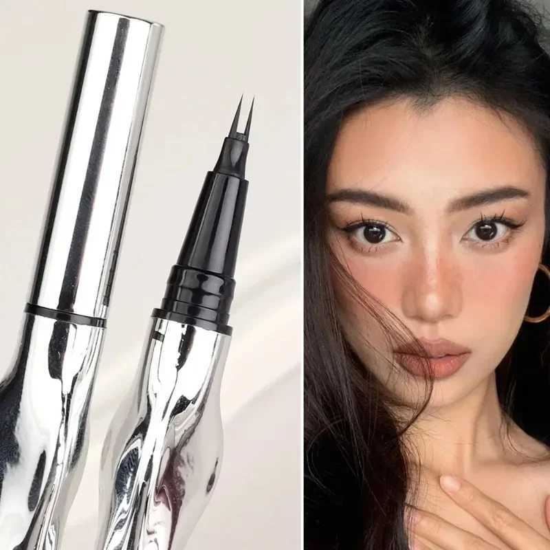2-point eyebrow pencil durable easy to grip eyebrow tattoo waterproof thin liquid lay silk eyebrow pencil Korean makeup W241205