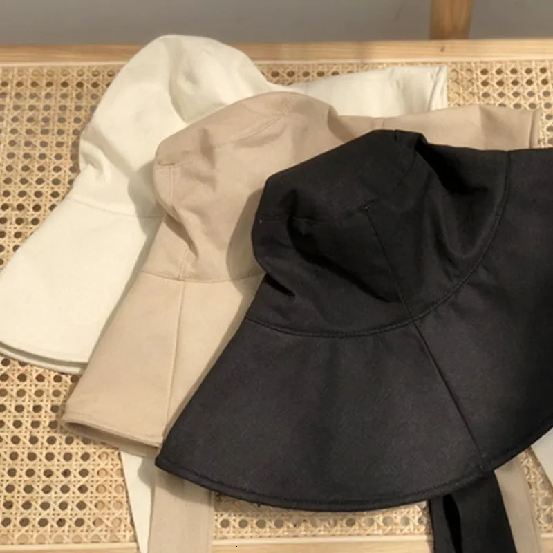 Wide Brim UPF 50Sun Hat Womens Folding UV Protection Bucket Hat Sunscreen Cotton Beach Versatile Hat Fishermans Cat 241205