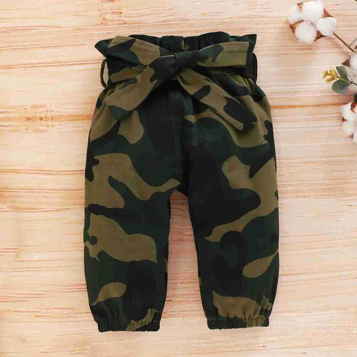 Newborn Baby Camouflage Clothing Set with Headband Toddler Girls 3Piece Outfit Knitted Sets for Baby Long Sleeve Fall ClothingXJ241205