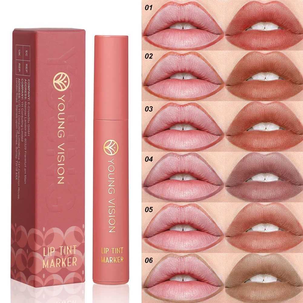 Hydrating Waterproof Lip Stain Matte Lip Liner Marker Pen Lipstick Lasting Colour Lipstick Contour Pen with A Natural EffectXJ241205