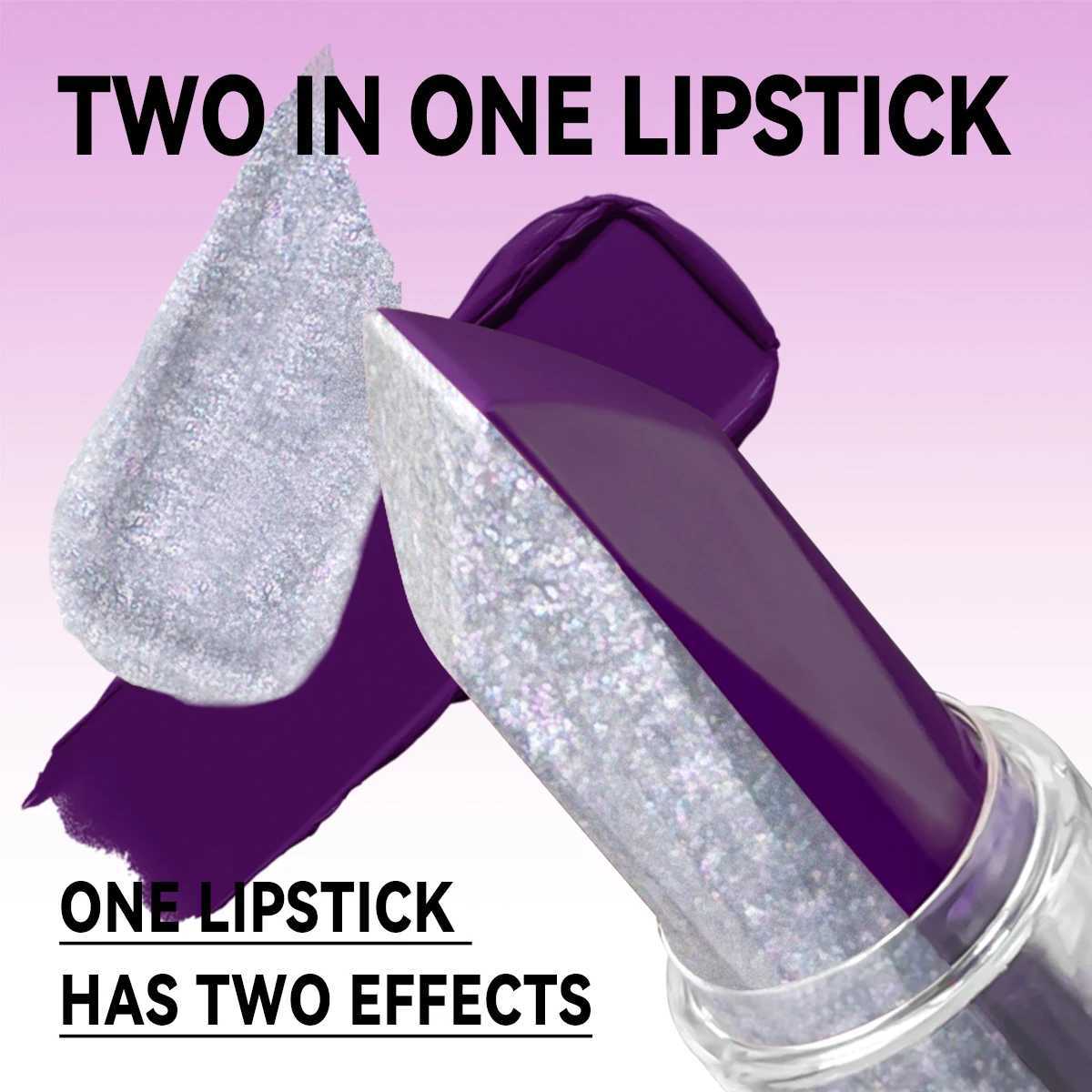 Diamond Lipstick Matte Glitter Lip Tint Balm Waterproof Long Lasting Pearl Shine Lip Gloss White Shimmer Sexy Lip MakeupXJ241205