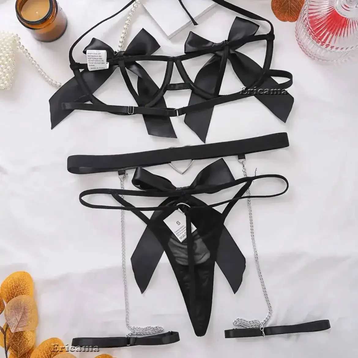 Sensual Lingerie Open Bra See Through Fancy Underwear Uncensored Luxury Lace Porn Exotic Sets Sexy Outfits IntimateXJ241205
