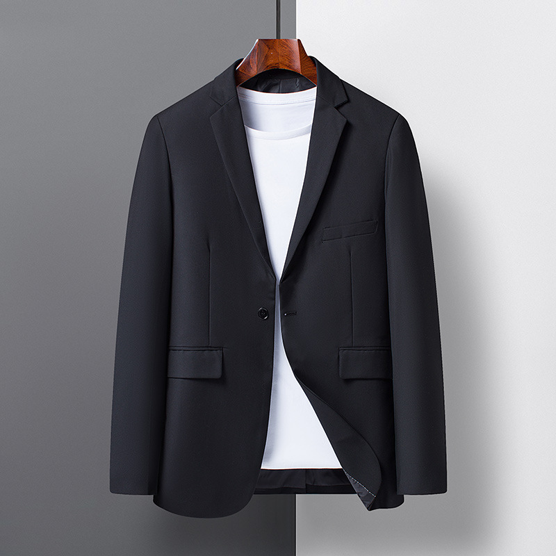 H541 Men's Korean style slim fit striped suit