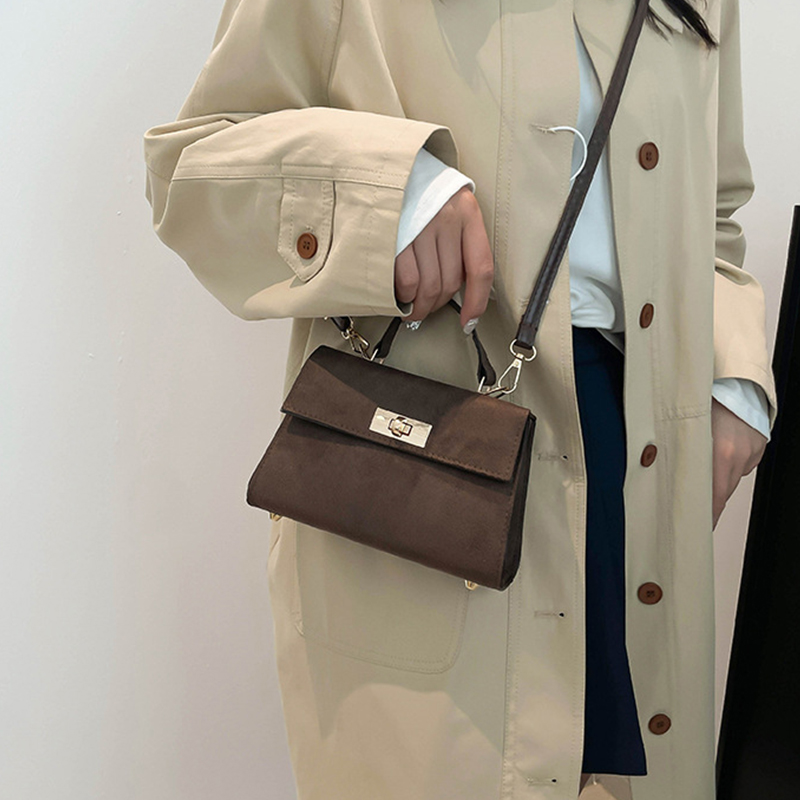 Suede Shoulder Bags For Women Crossbags Bag Women Tote Bag Work Purses Crescent Bag Suede Handbag Travel Winter Fall Stylish Small Square Bag