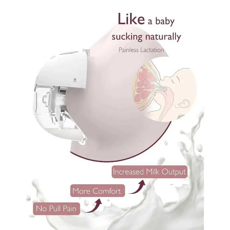 Wearable Breast Pump of Baby Mouth Double-Sealed with 3 Mode S241252