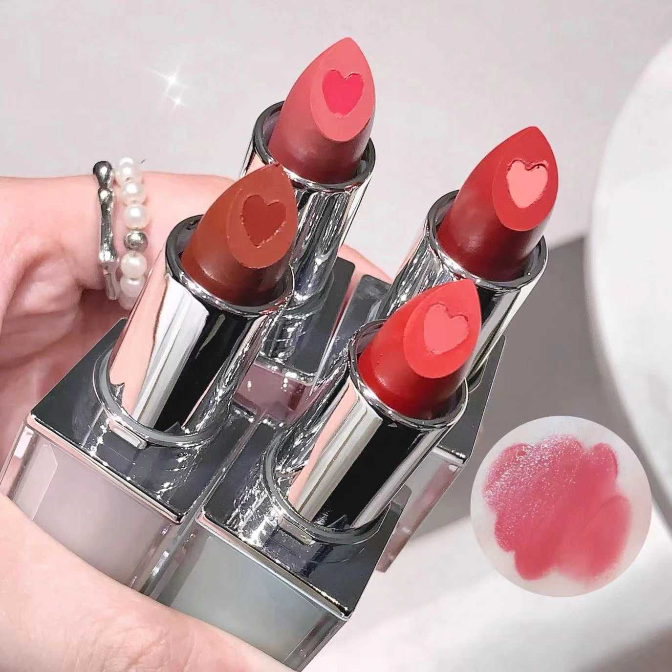 Crystal Moisturizing Sand Lipstick Mirror Water Nude Jelly Lipsticks Hydrating Red Brown Glossy Lip Tint Non-stick Lip BalmXJ241205