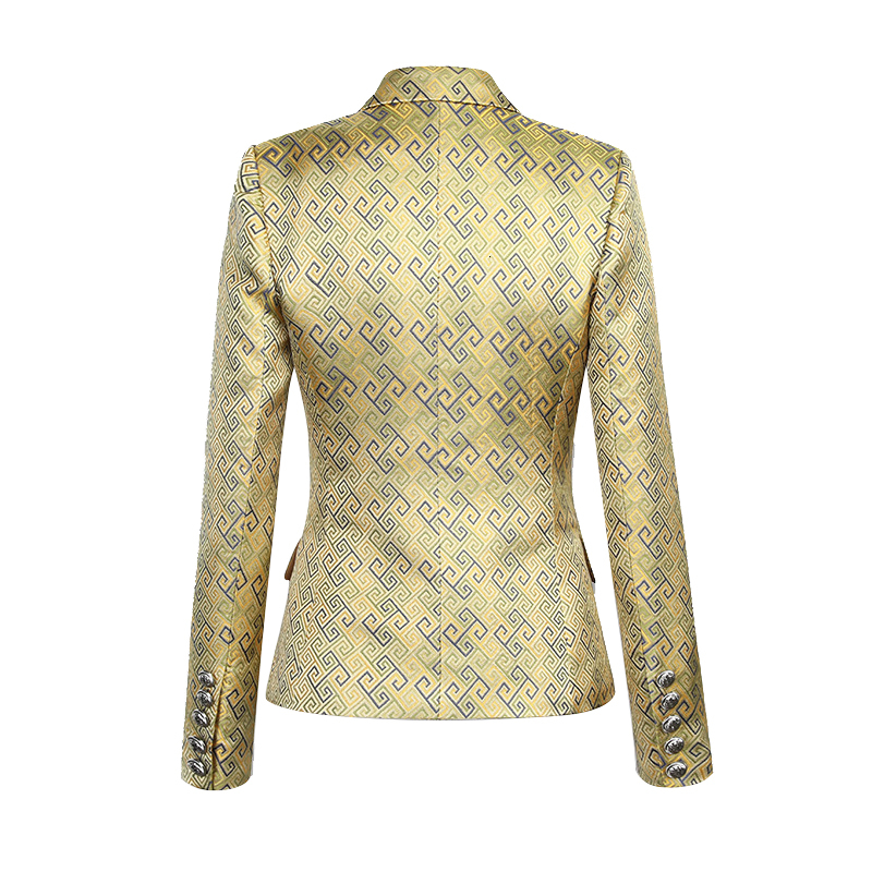 Vintage Mock Coat Slim Long Sleeve Fashion OL Commuter Women's Suit Elegant High Quality Formal Dress Autumn/Winter