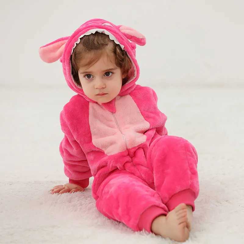 Pajamas Baby Rompers Winter Kigurumi Lion Costume For Girls Boys Toddler Animal Jumpsuit Infant Clothes Pyjamas Kids Overalls ropa bebes H241205