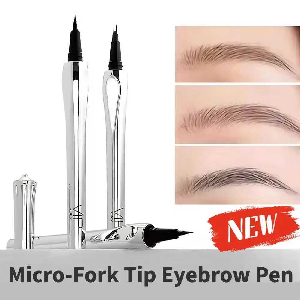 Micro Fork Tip Eyebrow Pen Long lasting Waterproof Brows Pencil for Women Pen Micro blading Eyebrow Pencil 2 Fork Tip W241205