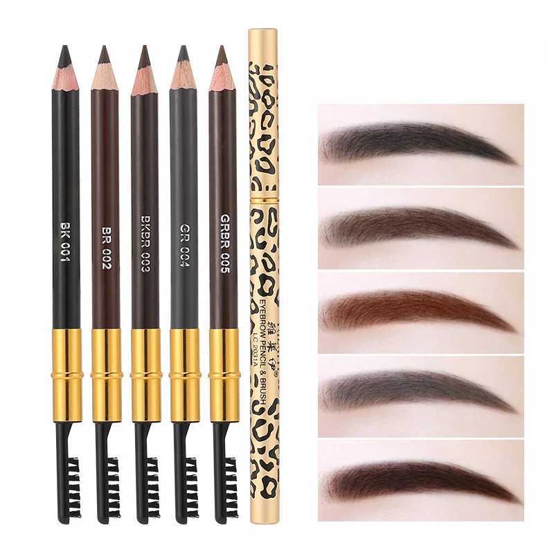 5 colors Durable Eyebrow Pencil Makeup Professional Eyebrow Tattoo Coloring Lining Pen Waterproof Eyebrow Enhancer Cosmetics W241205