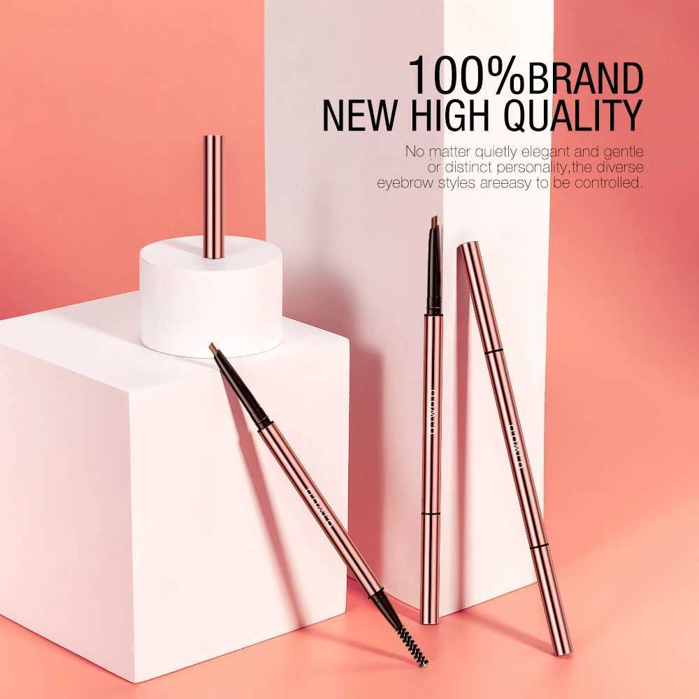 Wholesale O.Two. O-shaped eyebrow pencil thin triangle exfoliator long-lasting waterproof soft brown eyebrow makeup 6 colors W241205