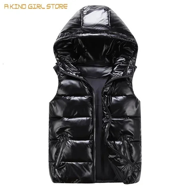 Men Winter Bright Color Vest men Waistcoat Jacket vest BodyWarmer Lightweight Windbreaker Down Coat Cloth 241204