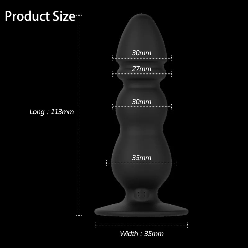 Prostate Massager Wireless Remote Control Butt Plug Anal Sex Vibrator Dildo Stimulator For Men Adult Sex Toys 241205