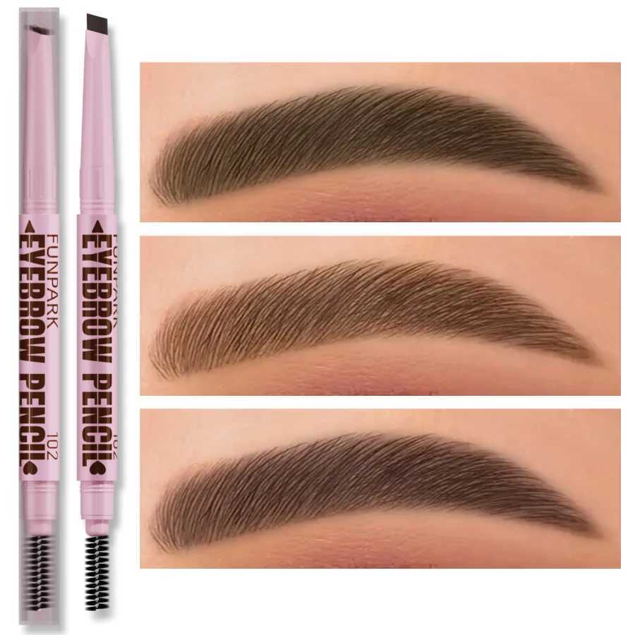 2-inch Eyebrow Pencil Professional Makeup Female 5-Color Waterproof Eyebrow Tattoo Brush Durable Eyebrow Pen W241205