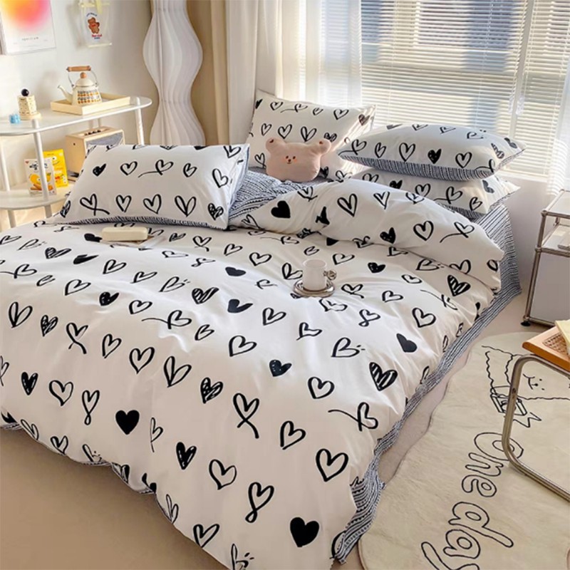 Autumn and Winter Bedding Abraded Fabric Duvet Cover