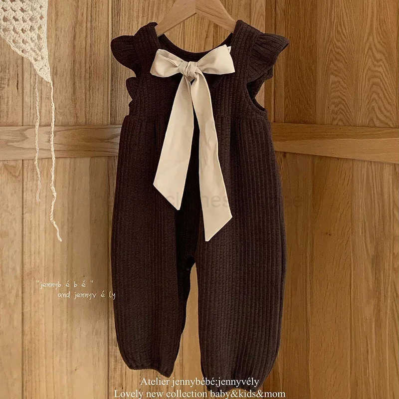 2024 New Autumn 0-3Yrs Toddler Baby Girls Clothing Set Long Sleeved Cotton T-shirt+Corduroy Jumpsuit Newborn Baby Clothing SuitXJ241205