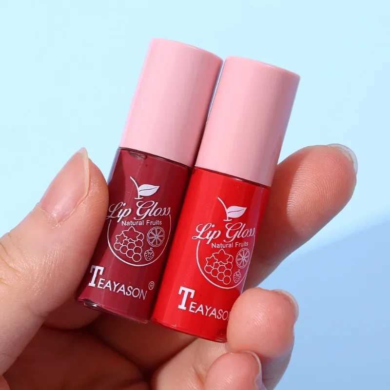 14 Colors Glitter Lip Gloss Moisturizing Non Sticky Cup Jelly Liquid Lipstick Lasting Sexy Cherry Red Pink Lip Tint Lips MakeupXJ241205
