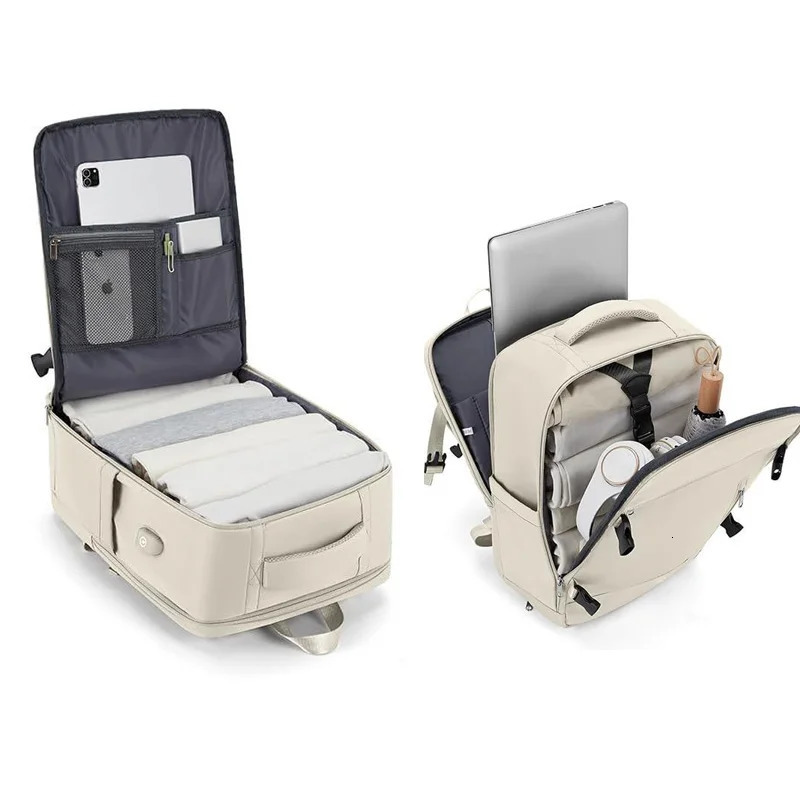 Travel Backpack for Women Expandable Weekender Hiking Laptop Backpack with USB Port Large Waterproof 40L Mens Backpack 241206