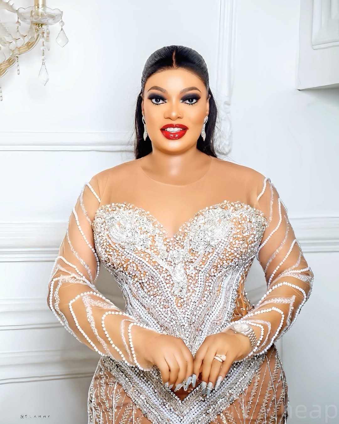 Champagne Illusion Prom Dresses 2025 Rhinestones Beaded Tassels Evening Formal Party Second Birthday Engagement Gowns Plus Size Dress For Special Occa
