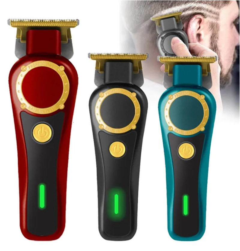 Rechargeable Cordless Hair Trimmer for Men Grooming Professional Electric Hair Clipper Beard Haircutting Machine Barber Shaver