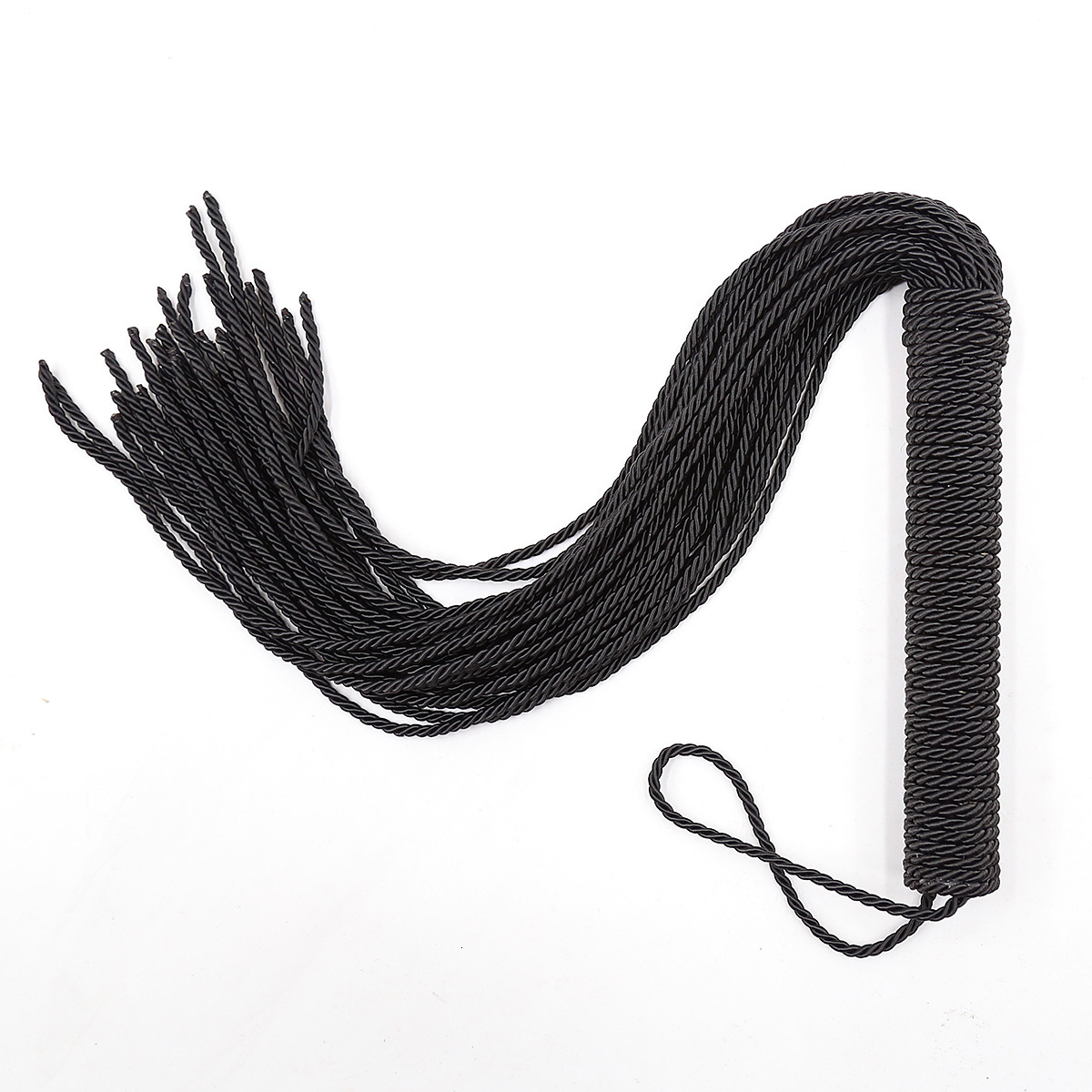 Manufacturer spot wholesale European and American SM adult flirting products spanking purple whip sex toys nylon rope whip hair replacement