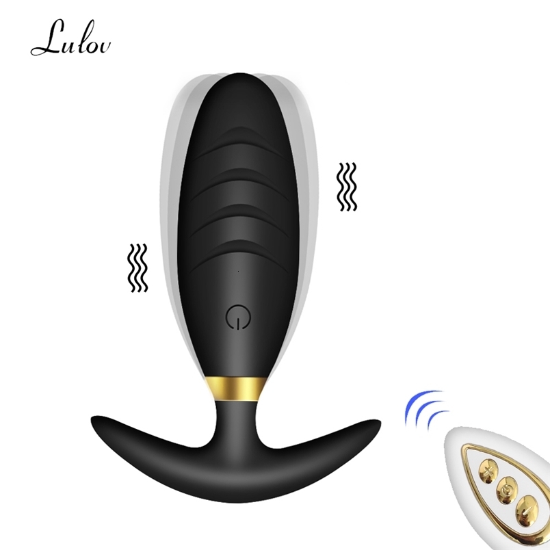 Anal Vibrator Butt Plugs Prostate Massager Wireless Remote Control Anal Plug Intimate Goods Adults Erotic Sex Toys For Men Gay 241205