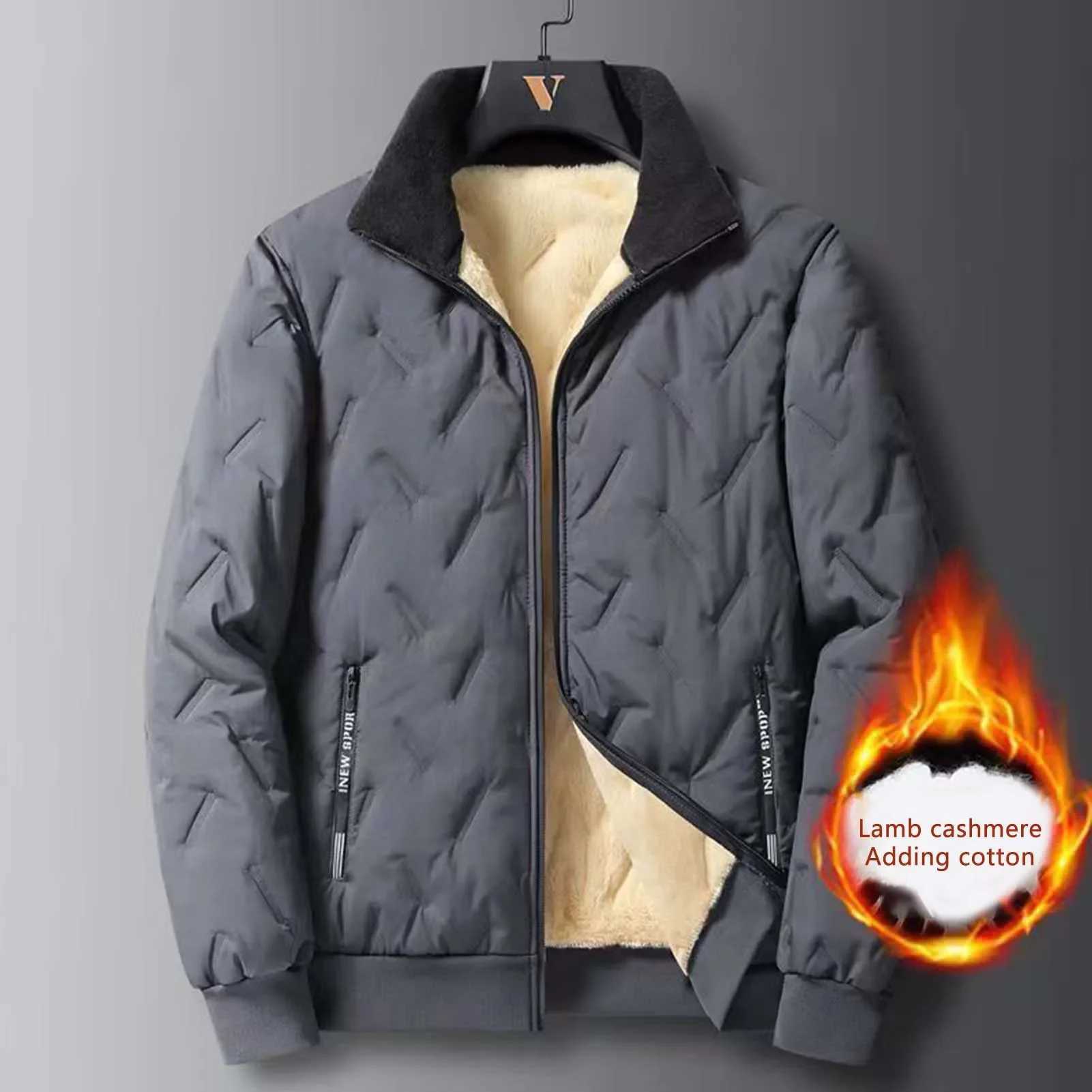 Winter Jacket Men 2024 Autumn Thicken Fleece Jackets Windproof Snow Coats Men Outerwear Warm Bomber Jacket for MenXJ241206