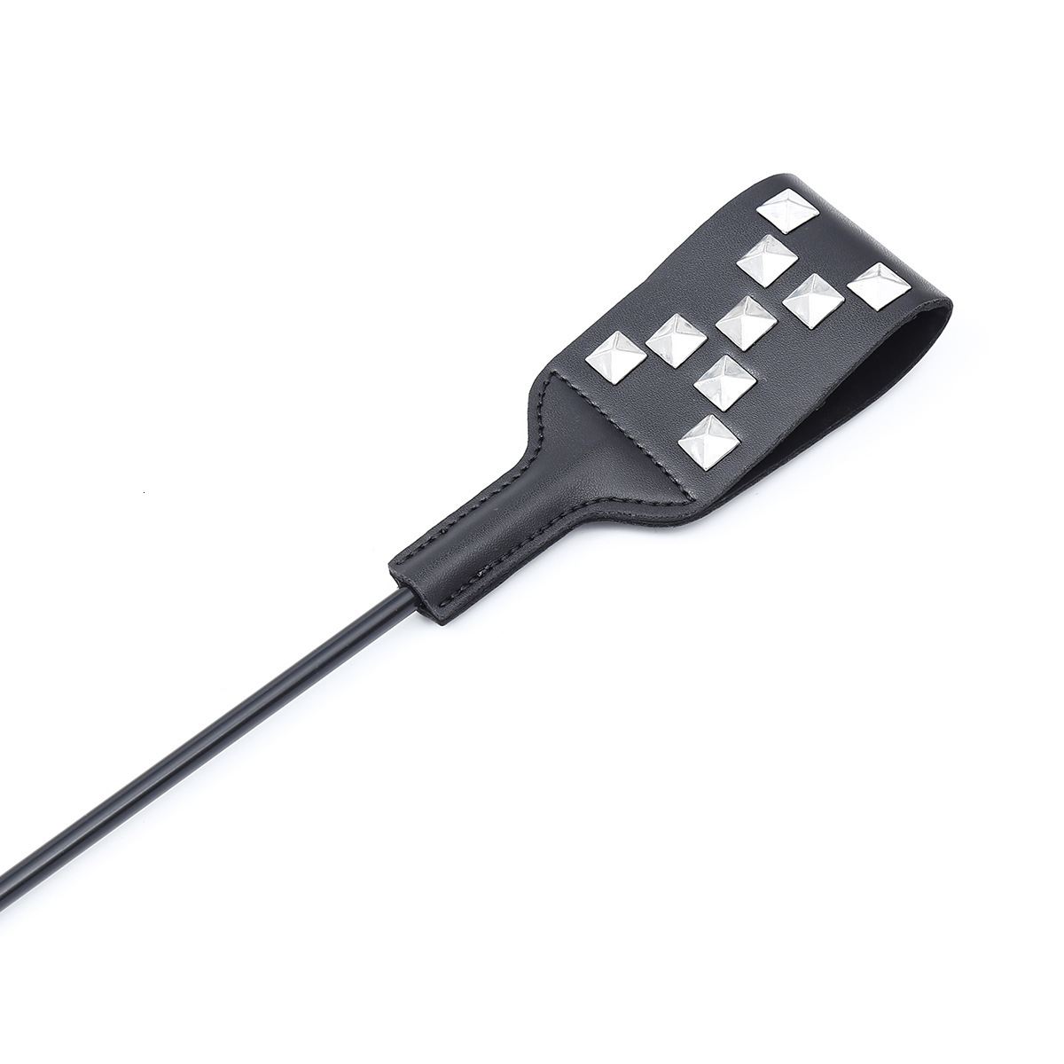 Adult sex SM sex toy leather racket XO double-sided letter rivet leather whip for men and women training spanking