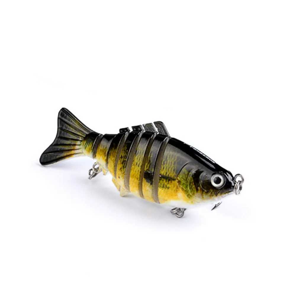 1PCS Jointed Multi Sections Fishing Lure 10cm 15.5g Wobbr Crankbait Artificial Hard Bait Swimbait Trolling Carp Fishing TackXJ241128