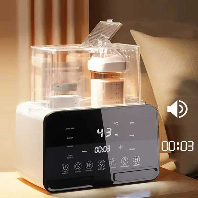 Bottle Warmers Sterilizers# Newborn Baby Feeding Bottle Warmer Sterilizers with Timer Accurate Temperature Control Food Milk Warmers Baby Accessories 