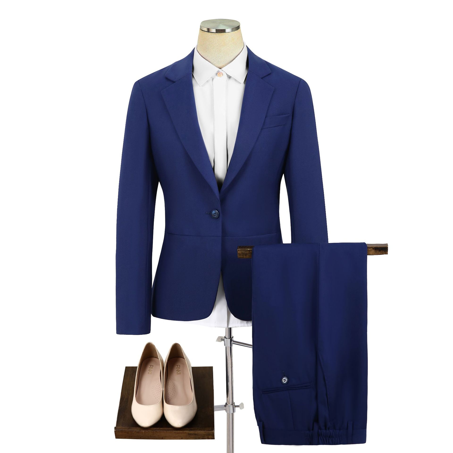 3614 Men's Formal Suit for Singer, Actor, Host - Black Performance Costume with Tuxedo Style