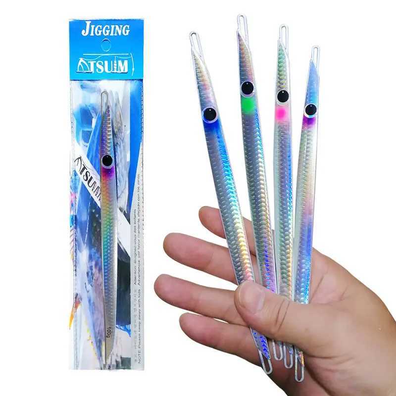 AS Fast JIg Lure Fishing Glow Jig Speed Falling Angr 80g100g Boat Sea Fishing Metal Hard Vertical Bait Sinking Pesca BaitXJ241128