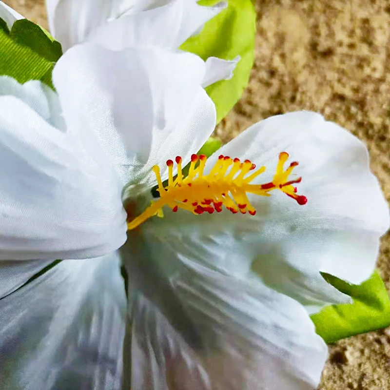 Artificial silk hibiscus Hawaiian flower hair clip 16cm female accessories hibiscus novel trend KN-hc018 241205