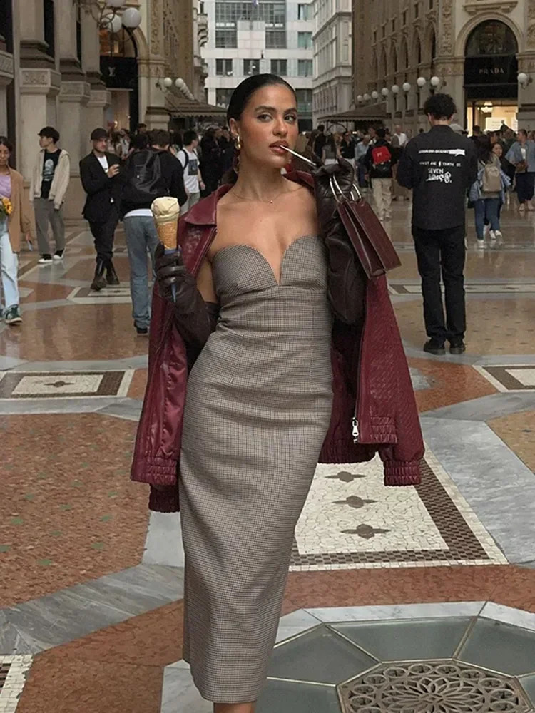 Women Burgundy Red Pu Leather Jacket Fashion Lapel Long Sleeve Zipper Loose Coat Autumn Female Chic High Street Outwear 241205