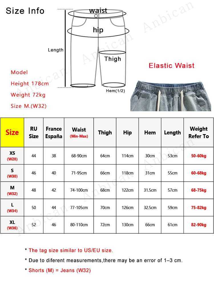 2024 New Summer Baggy Denim Shorts Men Hip Hop Streetwear Wide Leg Straight Jeans Shorts Drawstring Loose Men Casual Short PantsXJ241206