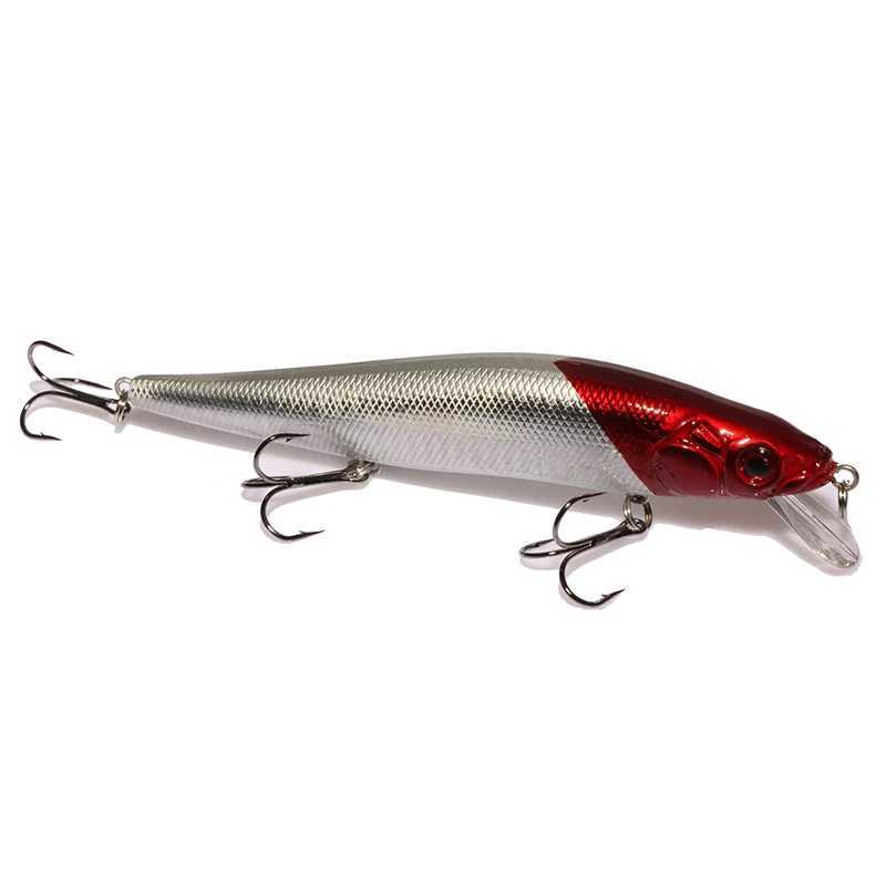 Goture 5Pieces/lot Fishing Lure Floating Minnow/Wobbr With 3 pcs VMC Treb Hooks 14cm/23.2g (5.51in/0.82oz) Diving Depth 2MXJ241128