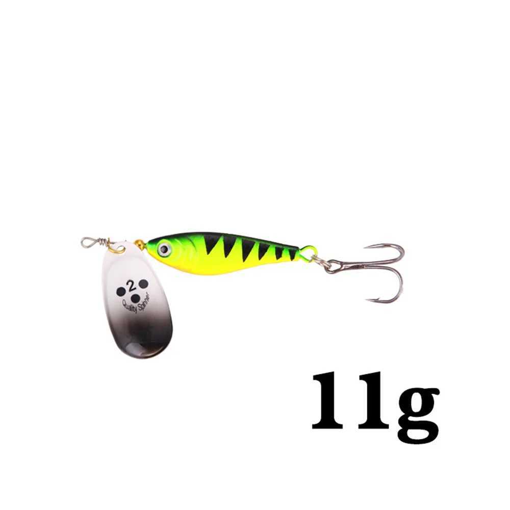 1Pcs Long Cast VIB Fishing Spoon Lures Metal Spinner Hard Bait Wobbr Artificial Baits Treb Hook For Bass Pike Fishing TackXJ241128