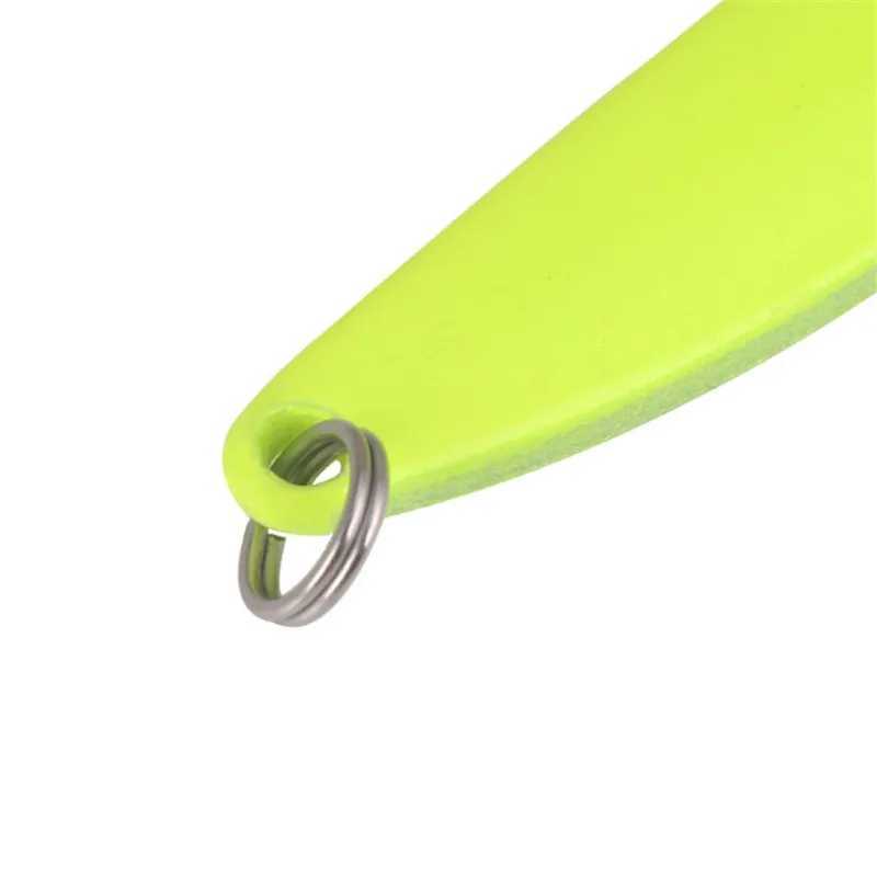 1Pcs 5g 7g 10g 13g Luminous Metal Spinner Spoon Lures Feather Treb Hook Artificial Bait For Bass Trout Pesca Fishing TackXJ241128