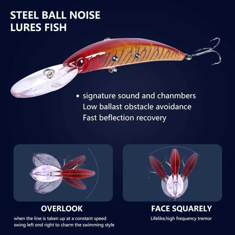 1pcs 15cm 15g Deep Diving Jerkbait Artificial Hard Bait Fishing Wobbrs Minnow Lure for Bass Pike Carp Fishing TackXJ241128