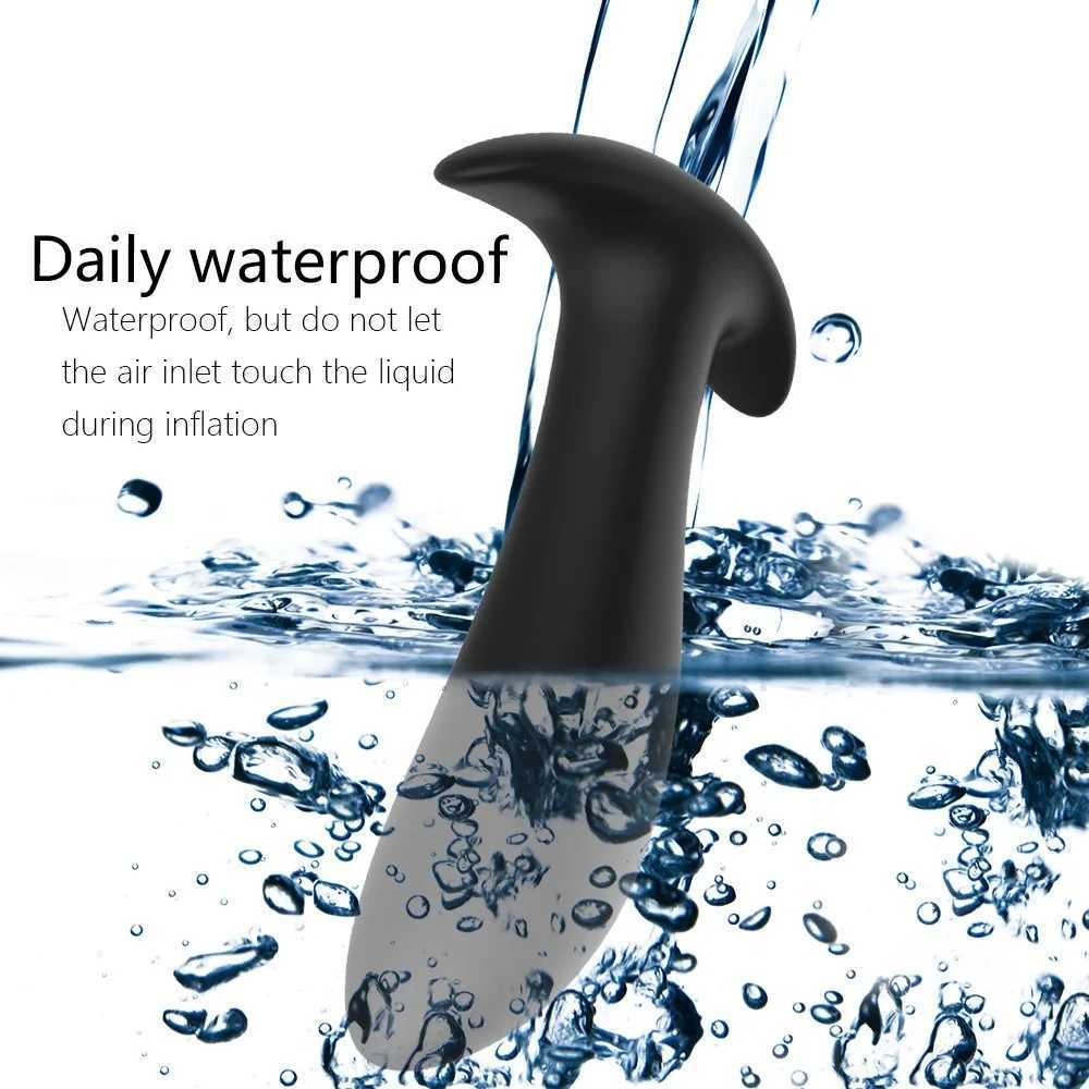 Butt Plug electric shock Anal Plug Vibrator 8 Frequency Prostate Massage Sex Toys For Men Women Wireless Remote Control SiliconeXJ241206