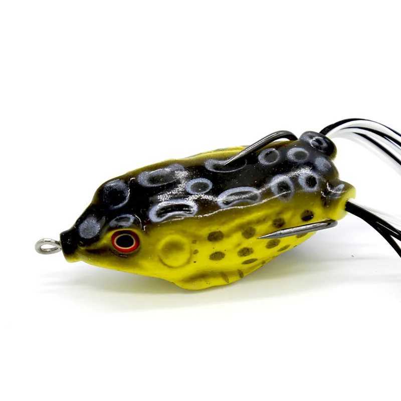 Doub Propelr Frog Soft Baits Shad Soft Lure Jigging Fishing Lure Bait Prop Topwater Catfish Silicone Artificial WobbrsXJ241128