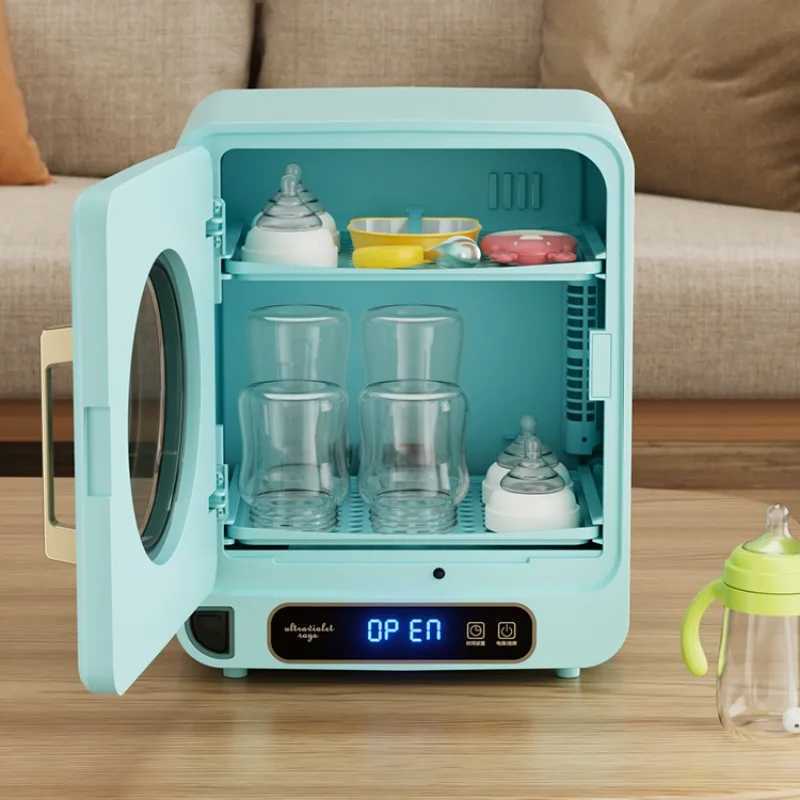 Bottle Warmers Sterilizers Baby Bottle Sterilizer with Pasteurization 23L UV Disinfection Cabinet Multifunctional Disinfection Pot for Baby Accessorie