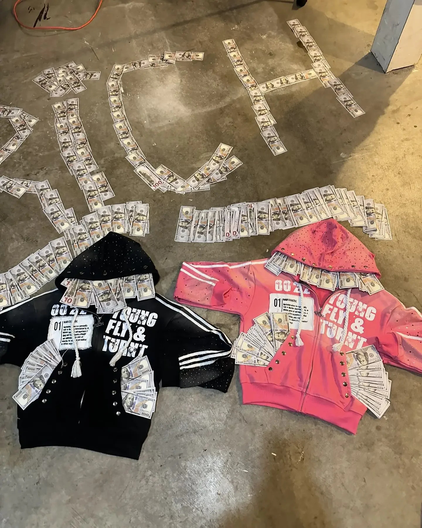 Y2k America Vintage Sequins Rhinestone Embroidery Zipper Hoodie Men Women Punk Gothic Stripe Patchwork Trendy Sweatshirt Hoodies 241204