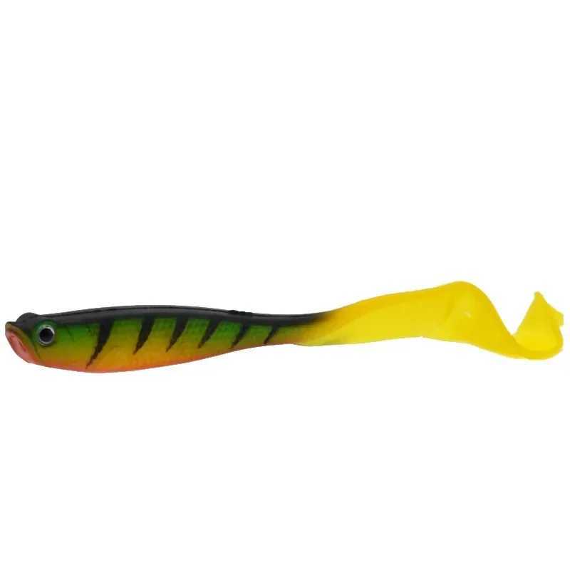Fishing Lure 125mm 5.5g Swimbait Shad T-Tail Soft Bait Artificial Silicone Lures Bass Pike Wobbrs Fishing Jigging ToolsXJ241128