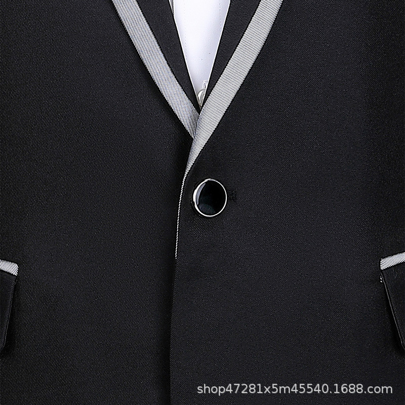 X1126White suit jacket male singer host men's suit wedding suit