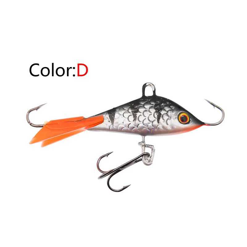 1PCS Quality Winter Ice Jig 5cm 7.5g Fishing Lure VIB Fake Lure Artificial Bait Lrre ncer For Fishing Carp Pike PerchXJ241128
